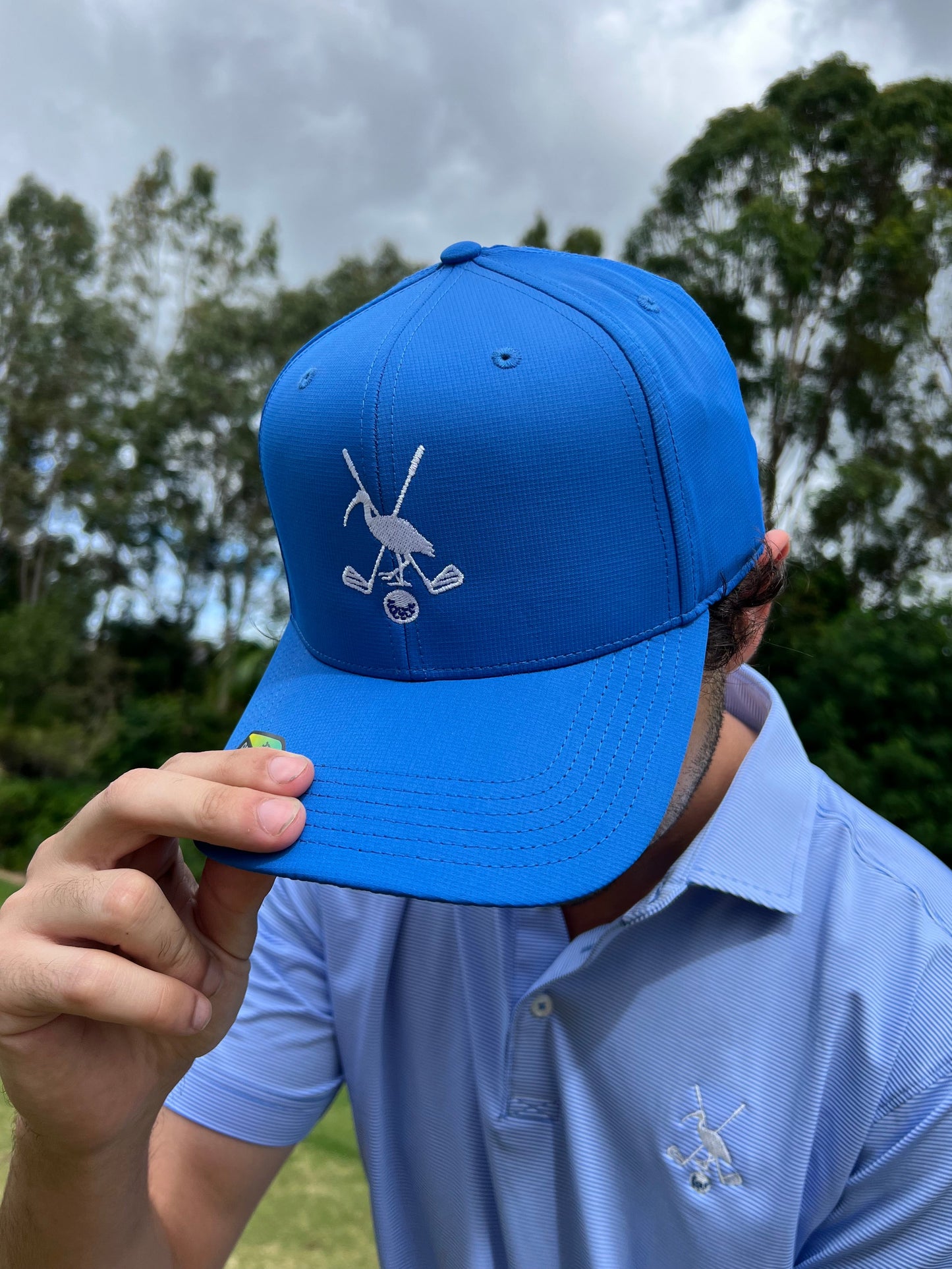 Pin Chicken Pro Fit Cap- Blue
