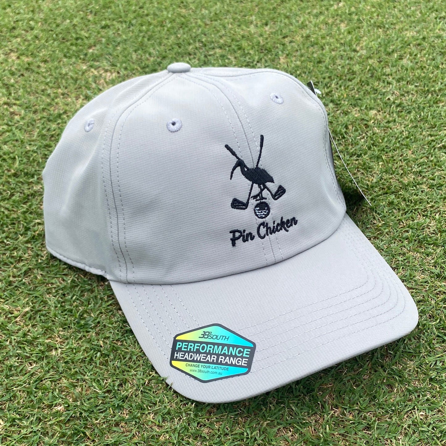 Pin Chicken Form Fit Cap- Charcoal