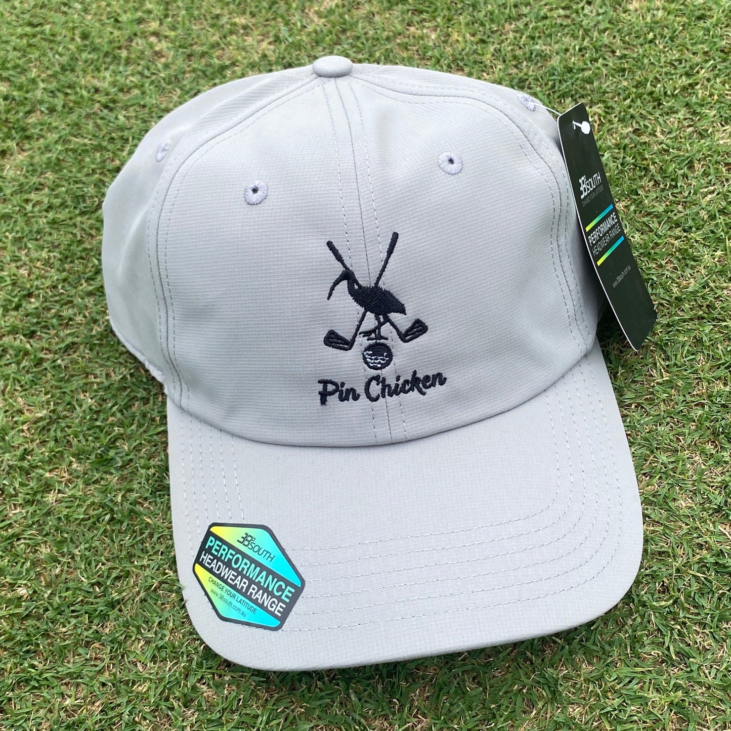 Pin chicken Form Fit Cap- Light grey