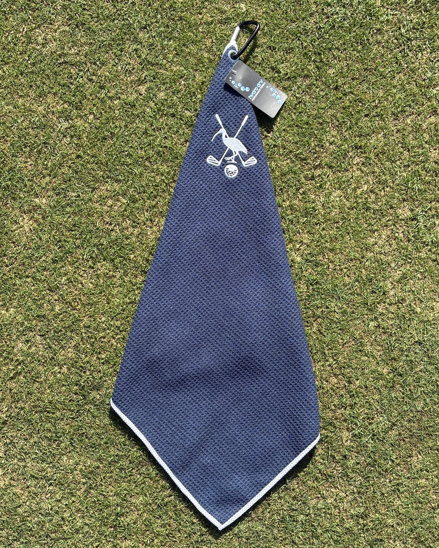 Pin Chicken Golf Towel- Blue
