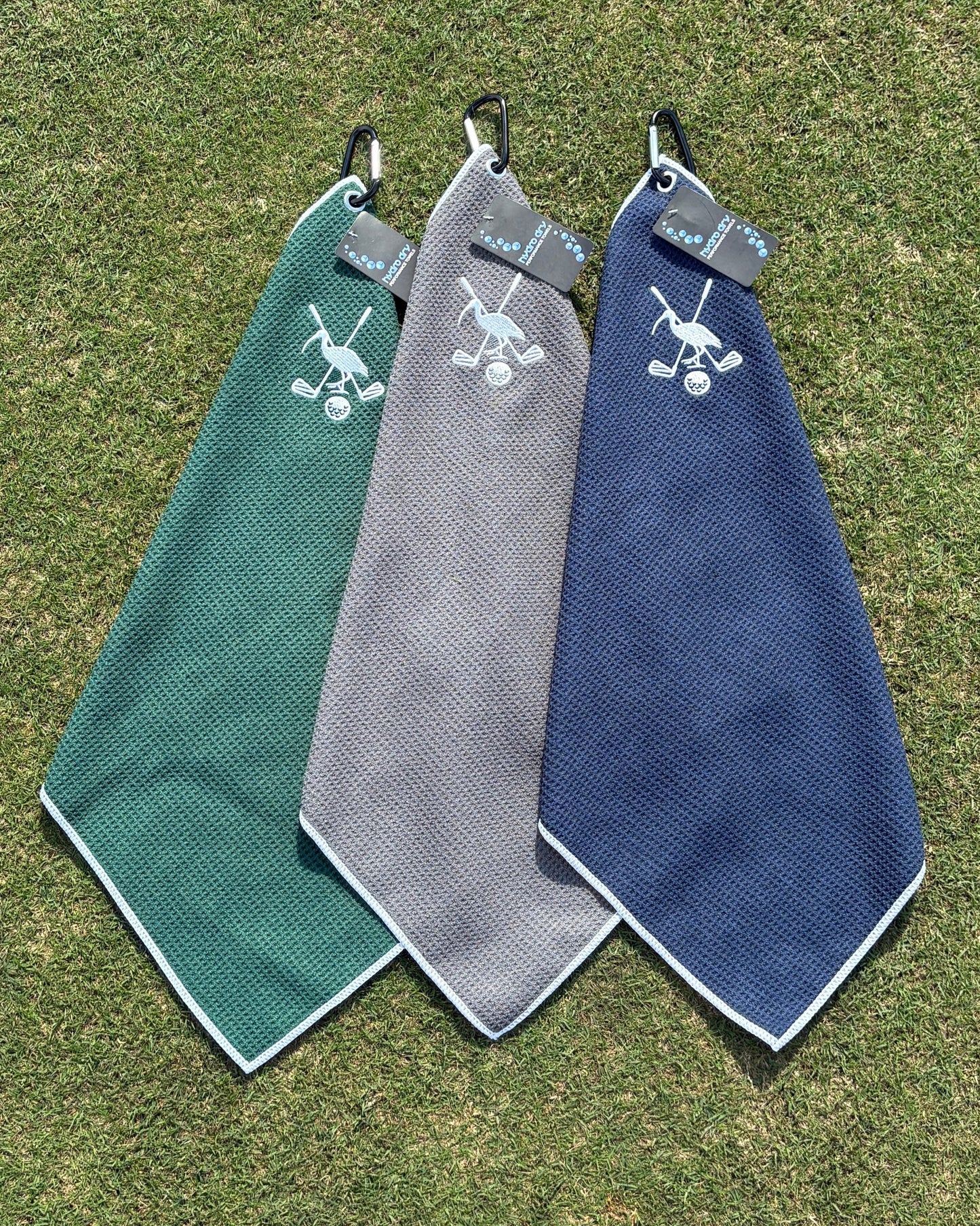 Pin Chicken Golf Towel- Green