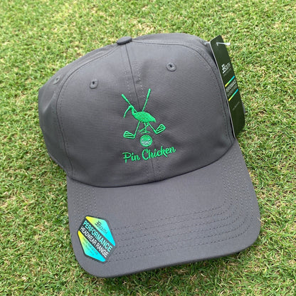 Pin Chicken Form Fit Cap- Charcoal