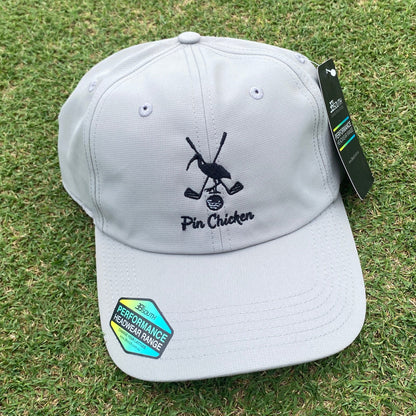 Pin chicken Form Fit Cap- Light grey