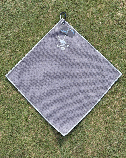 Pin Chicken Golf Towel- Blue